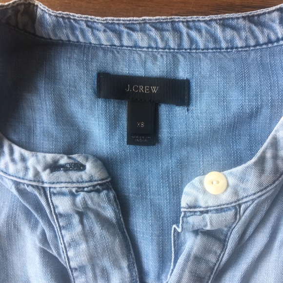 J Crew Drapey Chambray Shirtdress - Picture 7 of 7